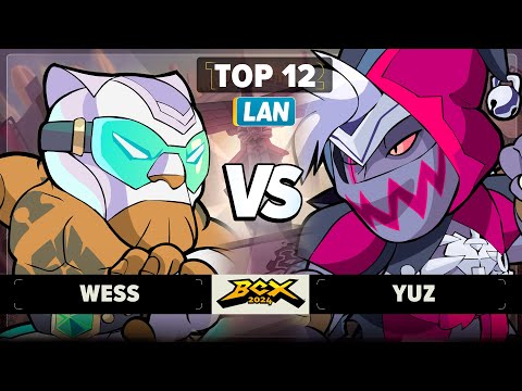 Yuz vs Wess - Top 12 - Brawlhalla World Championship 2024 - LAN 1v1