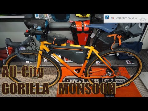 【グラベルロード】自社取り扱い製品を装着したAll-Cityバイクがお洒落！【GORILLA MONSOON】