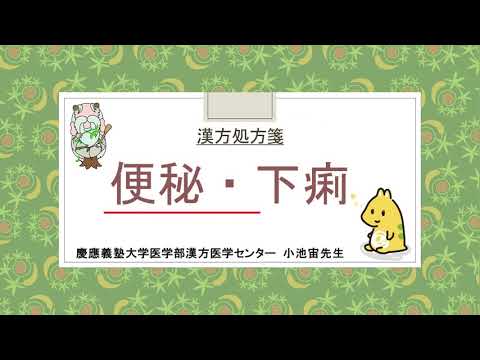 はじめての漢方e-learning 「症状から選ぶ漢方薬」【第16章】 便秘・下痢