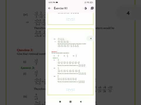 Class 7 maths ch 9 rational number ex 9.1 solution #rkmssubject #arithmetic #mathlogic #mathproblems