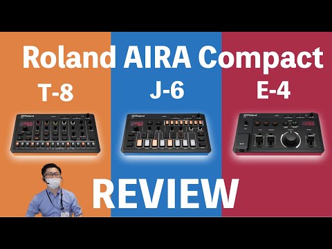 Roland AIRA Compactシリーズが新登場！T-8/J-6/E-4を一挙ご紹介！