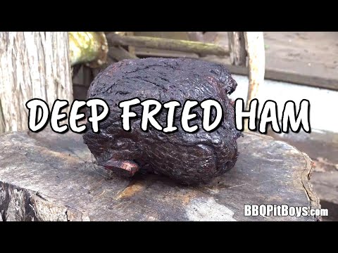 Deep Fried Ham better than a Turkey?