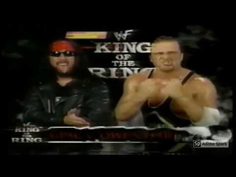 WWF King of the Ring 1998 Match Card