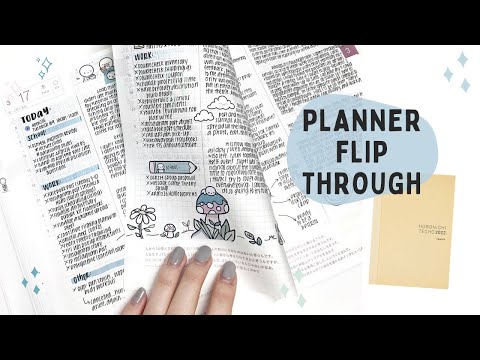 March Planner Spreads Flip-Through | 2022 Hobonichi Cousin Planner