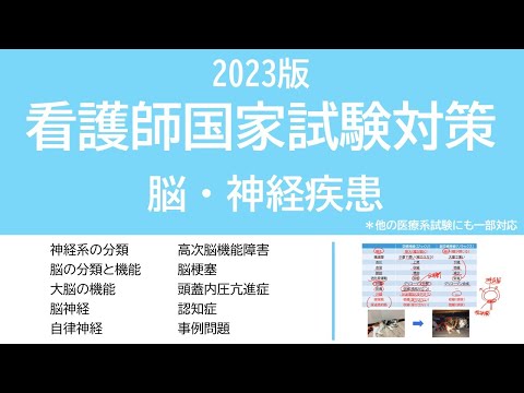 2023看護師国家試験対策・脳神経疾患