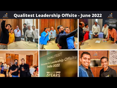 Leadership Team Building 2022 I Qualitest I TeamWorks I Leadership Offsite I Collaboration