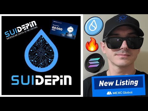 $SUIDEPIN - SUI DEPIN TOKEN CRYPTO COIN HOW TO BUY MEXC GLOBAL SUIDEPIN SOL SOLANA RAYDIUM AI DATA