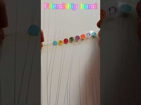 Friendship band/ Friendship Bracelet/ Friendship day band/ How to make friendship band at home