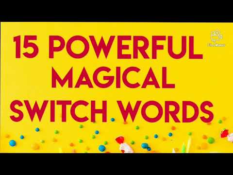 15 POWERFUL SWITCHWORDS FOR 15 PROBLEMS. CHANGE YOUR LIFE WITH SWICHWORDS.