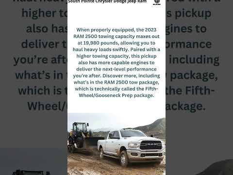 RAM 2500 Towing Capacity | South Pointe Chrysler Jeep Dodge #shorts