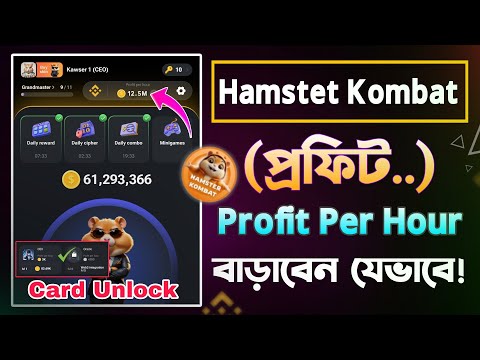 Hamster Kombat এ Profit Per Hour বাড়ানোর উপায় || How to increase Profit Per Hour in Hamstet Kombat