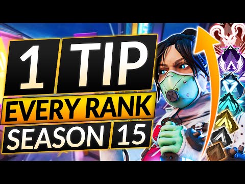 1 Best TIP for EVERY Rank in Season 15 - PREDATOR Tricks - Apex Legends Guide