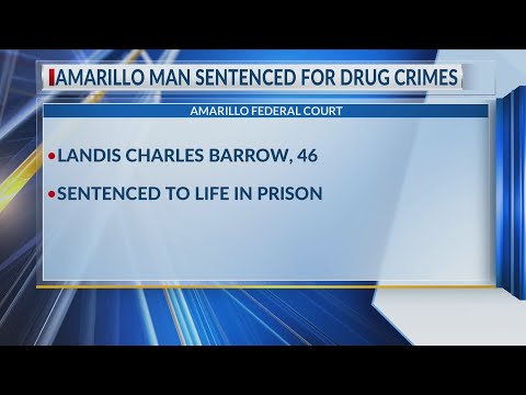 Amarillo man sentenced to life in prison on drug charges