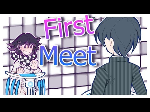 First meet animation meme - [Danganronpa V3 - Saiouma/Oumasai]