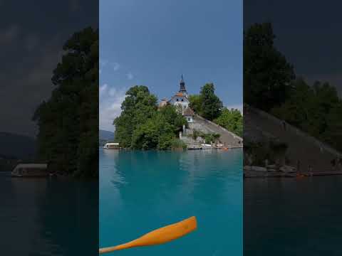 Lake Bled boat ride #360video #vr #shorts