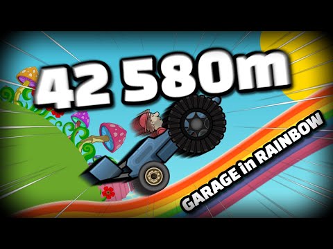 SUPER CRAZY TAS IN RAINBOW WITH GARAGE RACE CAR??? CRAZY DOG RUN