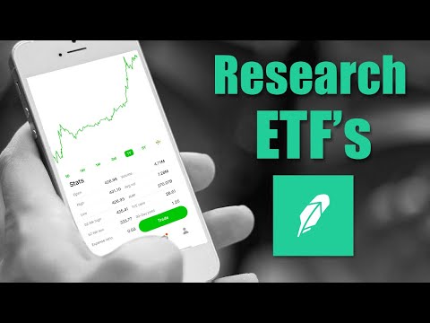 How to Research ETFs Using Robinhood (Beginners Guide)