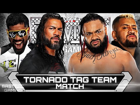 WWE 2K24 | Roman Reigns & Jey Uso VS Solo Sikoa & Jacob Fatu | Survivor Series