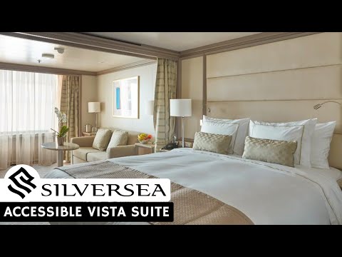 Silver Muse | Accessible Vista Suite Walkthrough Tour & Review | Silversea Cruises | 4K | 2024