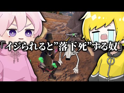 ゲーム中にイジられると"落下死"する奴【フォートナイト】