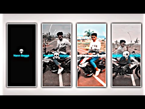 😎alight motion video editing kannada trending Boy 😈one photo transfer lyrics song #alightmotion