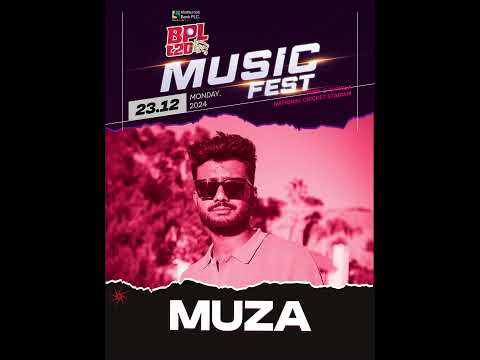 Muza is set to light up the BPL Music Fest 2025 stage!