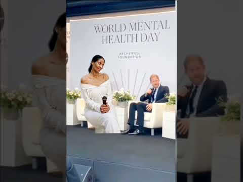 Waiting for my turn to speak on Mental Health Day #meghanmarkle #duchessofsus #duchessofsussex