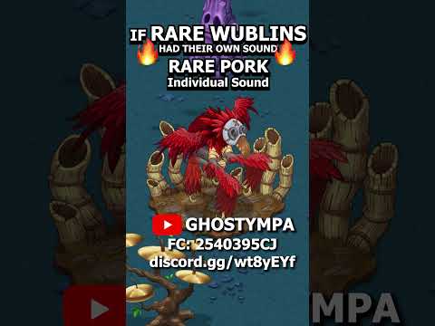 If RARE POEWK had their OWN SOUND (Wublin Island) [My Singing Monsters] #shorts #animation #viral