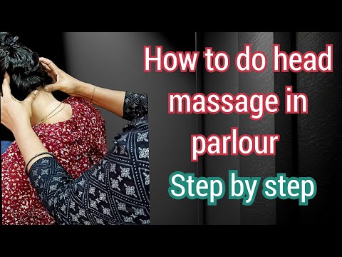 Head massage in parlour tamil// Head massage for hair growth// head massage