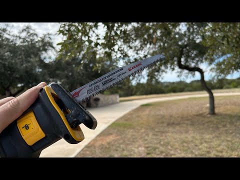 Watch It Cut Limbs Like Butter! Reciprocating Blade 5-Pack by EZARC