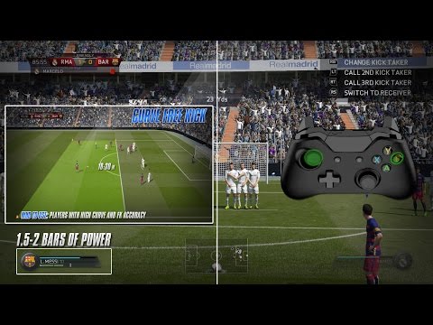 Fifa 16 Curve Free Kick Tutorial