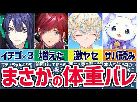 🌈にじさんじ🕒意外なギャップ？！ライバーたちの体重トークまとめ！【ゆっくり解説】