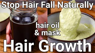 Homemade Curry Leaves Hair Oil & Hair Pack for Strong & Shiny Hair | Prevents Hair Loss, Dandruff