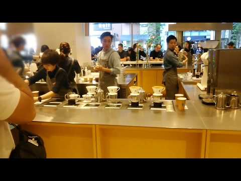 【動画】ブルーボトルコーヒー新宿店　Blue Bottle Coffee Shinjuku JAPAN　 新宿区新宿４丁目１−６　NEWoman（２０１８年０５月０５日）