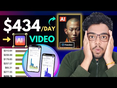 AI Tools Made Me $434 In A Day | Feedeo Ai Tool | Affiliate Marketing For Beginners 2024 | In Hindi