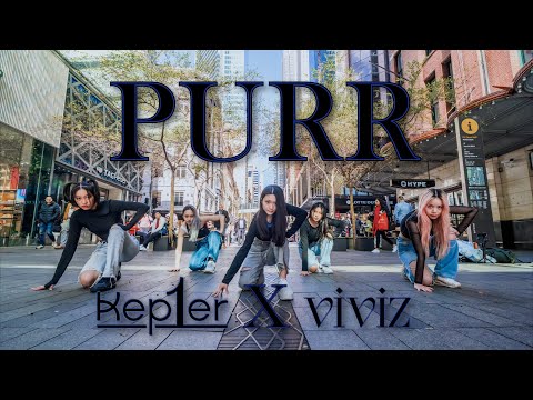 [KPOP IN PUBLIC][ONE TAKE] QUEENDOM 2 KEP1ER X VIVIZ (케비지) "Purr" Cover by CRIMSON 🥀 | Australia