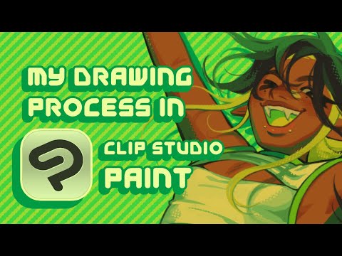 My Drawing Process in CLIP STUDIO PAINT! | Speedpaint