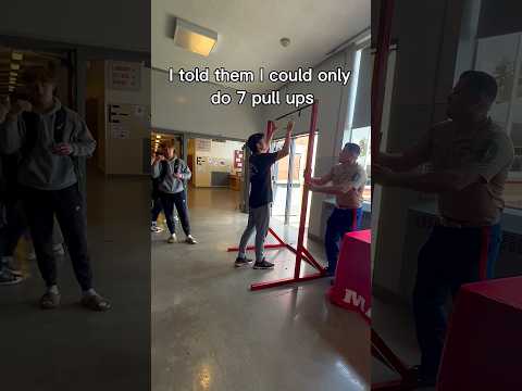 Muscle Ups in front of Marines #pullups #marines #gym #school #shorts