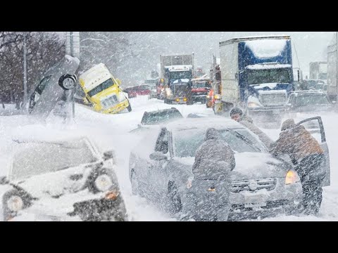 New York Buried in Snow! Lake Effect Snow Storm Burying Homes, Cars in Hamburg