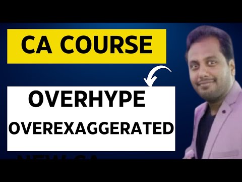 |Decode CA Course Overhype & Overexaggerated| Must Watch Video||