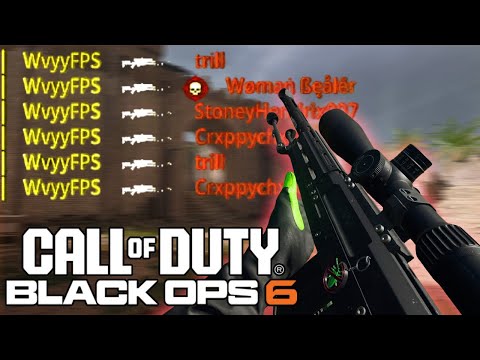 The Fastest Sniper In Black Ops 6... BO6 Multiplayer Gameplay