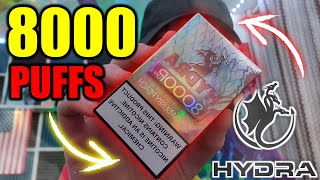 8000 PUFF VAPE | HYDRA REVIEW