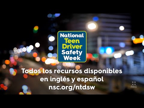 Herramientas gratuitas para la Semana Nacional de Seguridad del Conductor Adolescente de DriveitHOME