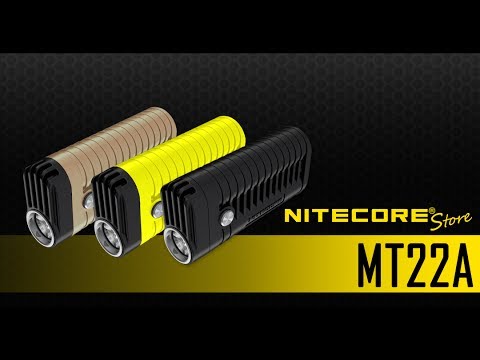 (Discontinued) Nitecore MT22A 260 Lumen Portable LED Flashlight - Available in Black, Tan or Yellow