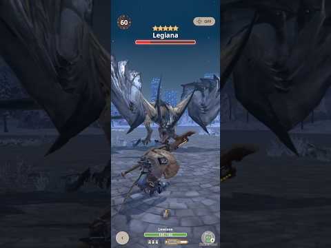 Monster hunter now - Legiana ⭐5 #gameandroid #shortvideo #mhnow #monsterhuntermobile #gunlance