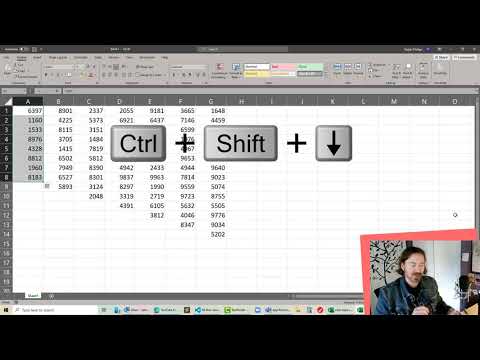 Use Keyboard #Shortcuts in #Excel to Quickly #Select and #Sum a Column of Numbers