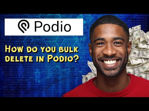 How do you bulk delete in Podio