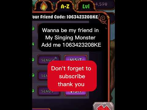 friend me in My Singing Monster #msm #mysingingmonsters #friendme