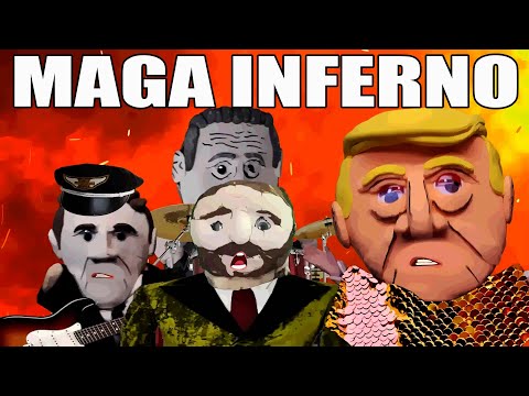 Maga Inferno with Donald Trump and Elon Musk