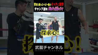 【ヘビー級のキック!!】武蔵の蹴りと長谷川穂積の探究心！#shorts #武蔵 #長谷川穂積 #内山高志 #k1